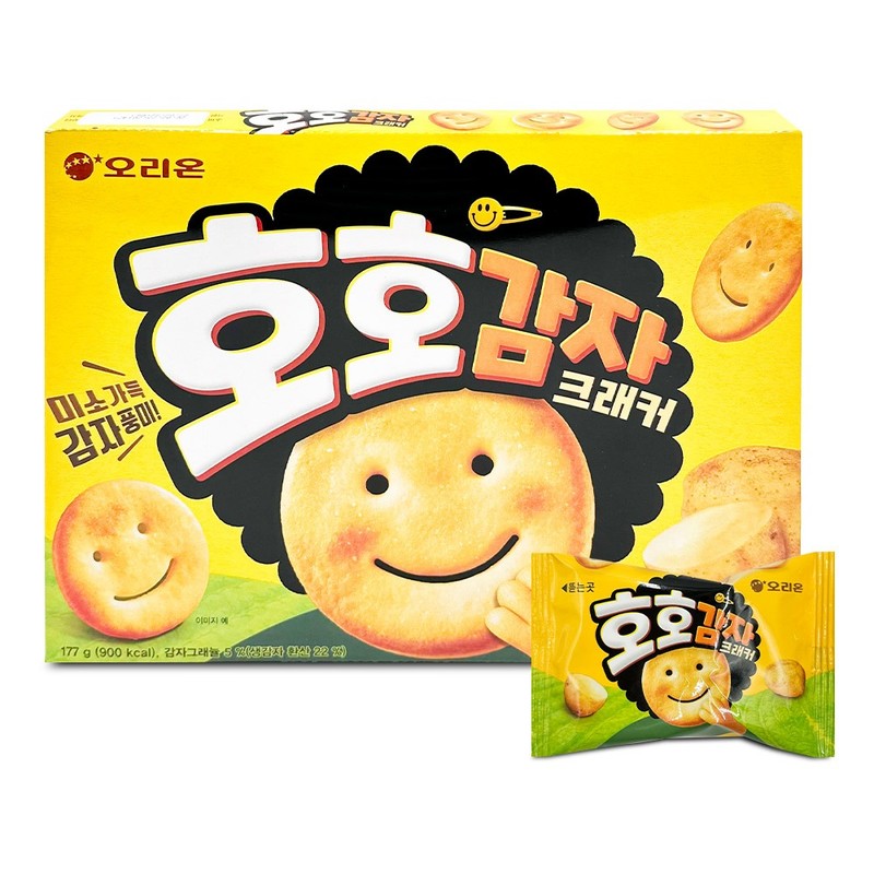 오리온 호호감자 크래커 177g 바삭한 식감