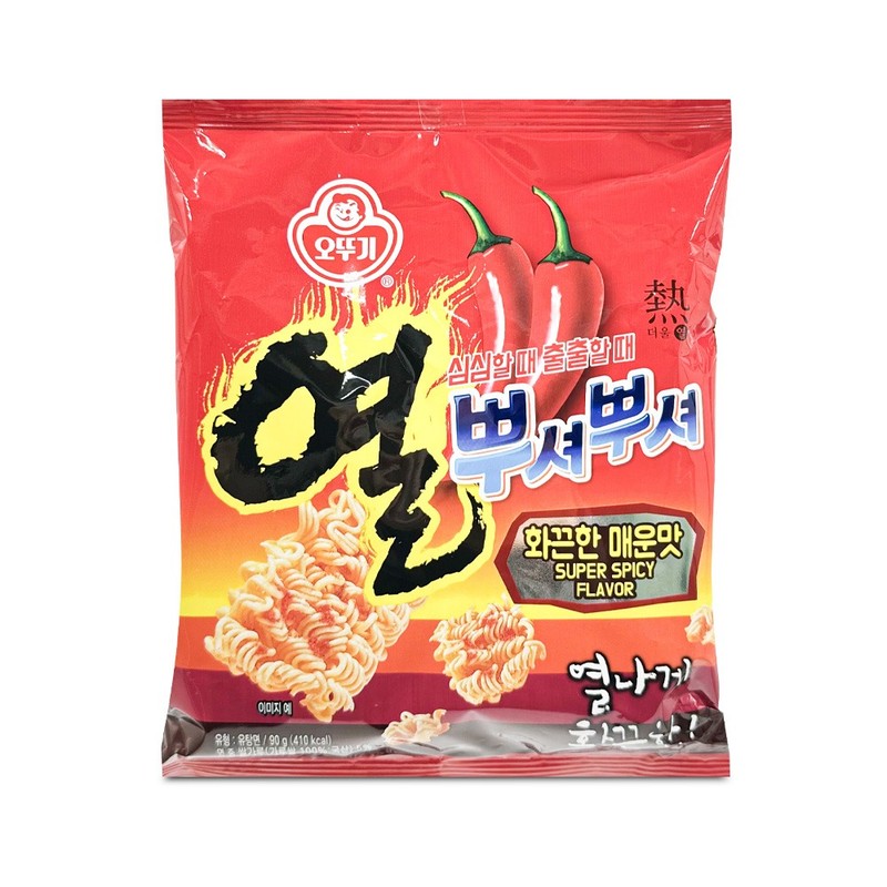 오뚜기 열 뿌셔뿌셔 화끈한 매운맛 90g