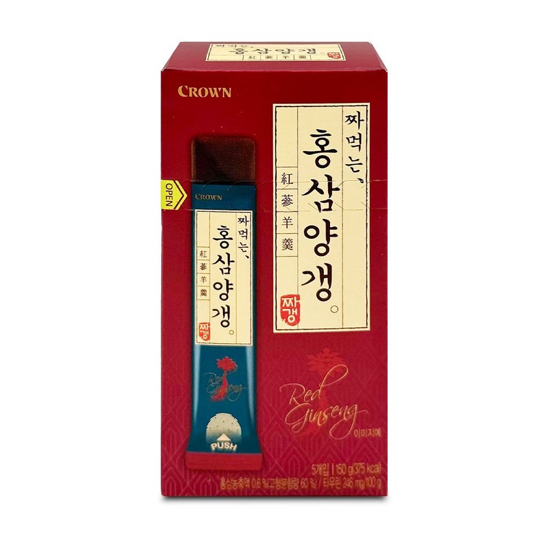 크라운 짜먹는 홍삼양갱 150g