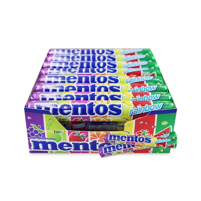 멘토스 레인보우 37.5g 24개
