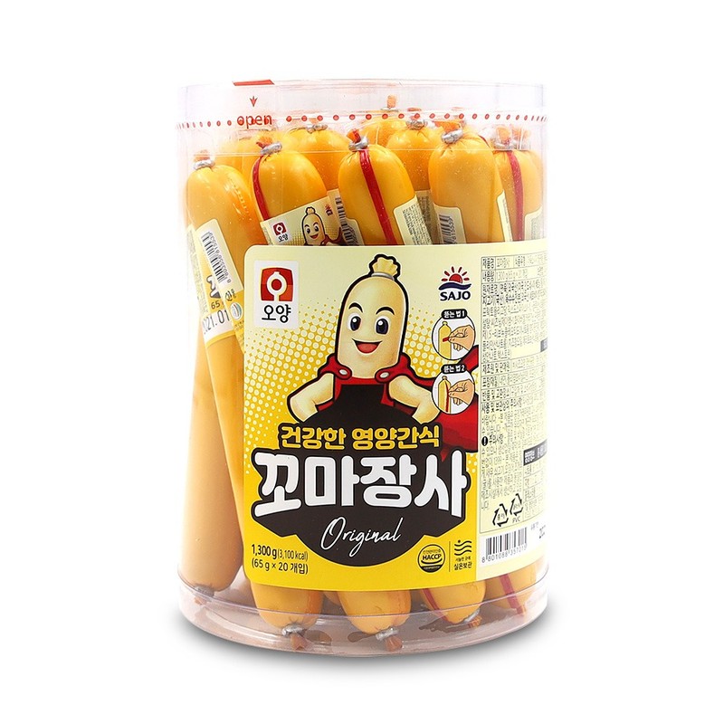 사조 꼬마장사 소시지 1300g 65gx20개
