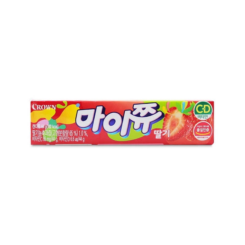 크라운 마이쮸 딸기 44g