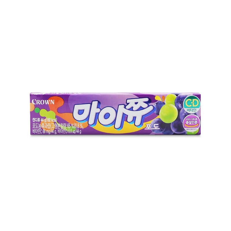 크라운 마이쮸 포도 44g