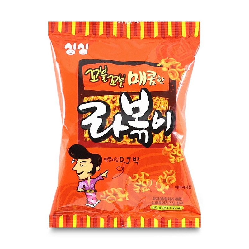 꼬불꼬불 매콤한 라볶이 낱개1봉