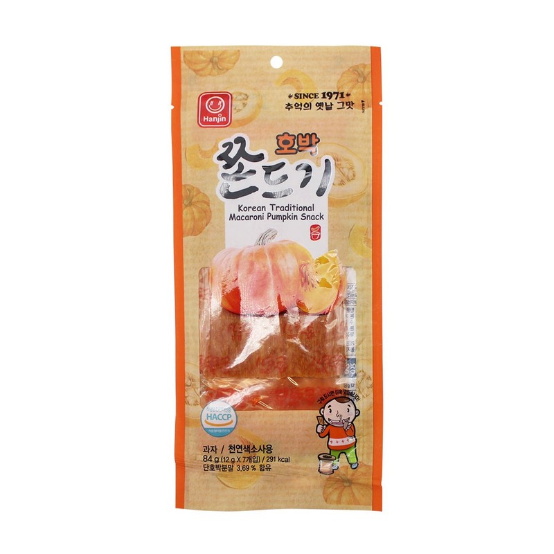 한진 호박 쫀드기 84g