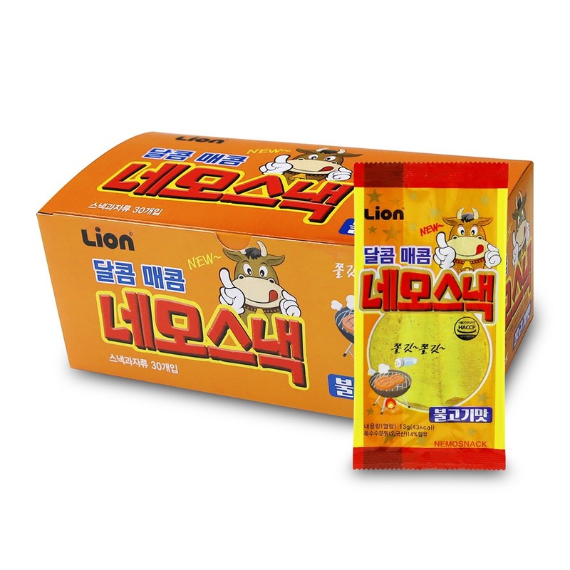 네모스낵 불고기맛 13gx30개