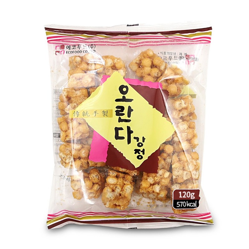 에코푸드 오란다강정 스낵 120g