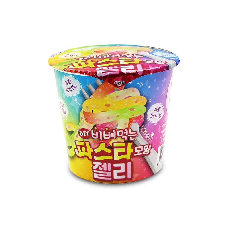 비벼먹는 파스타모양 젤리 65g
