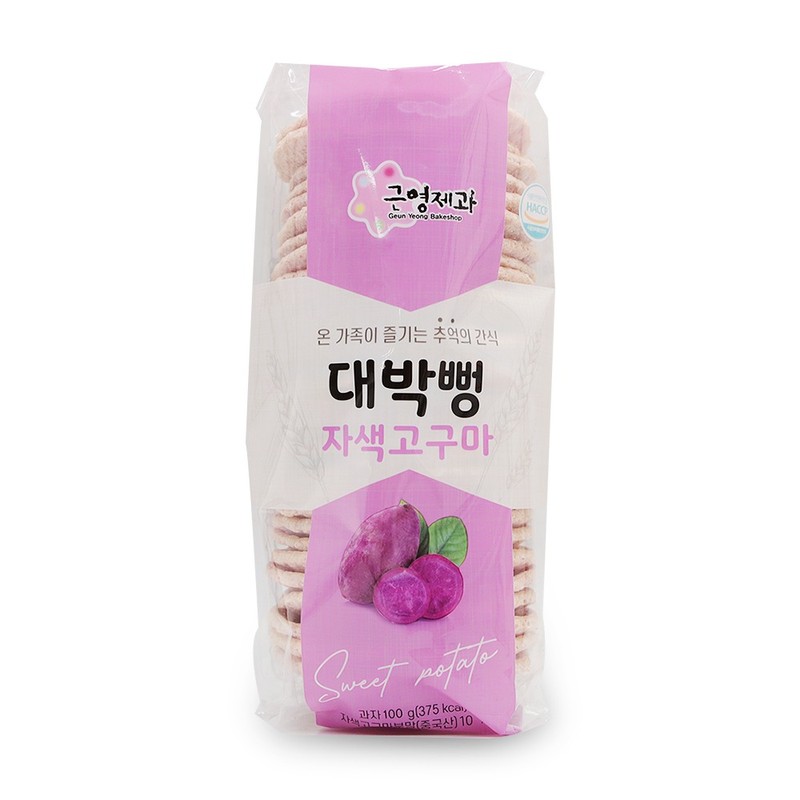 대박뻥 자색고구마 100g 뻥튀기