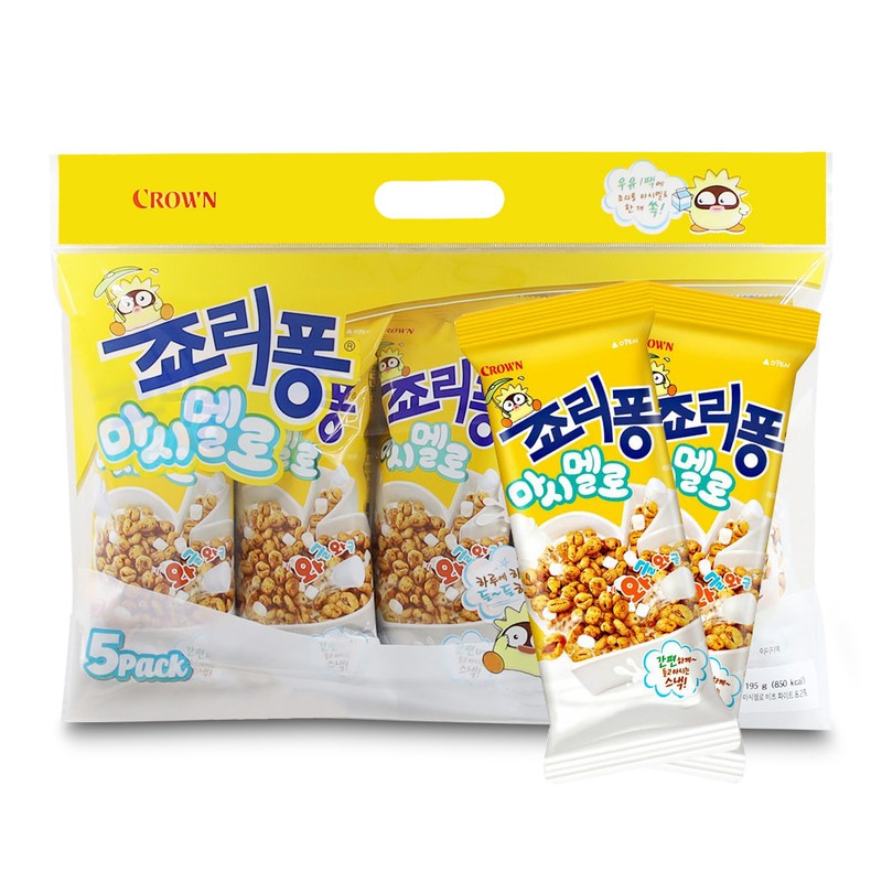 크라운 죠리퐁 마시멜로 195g 39gx5개입
