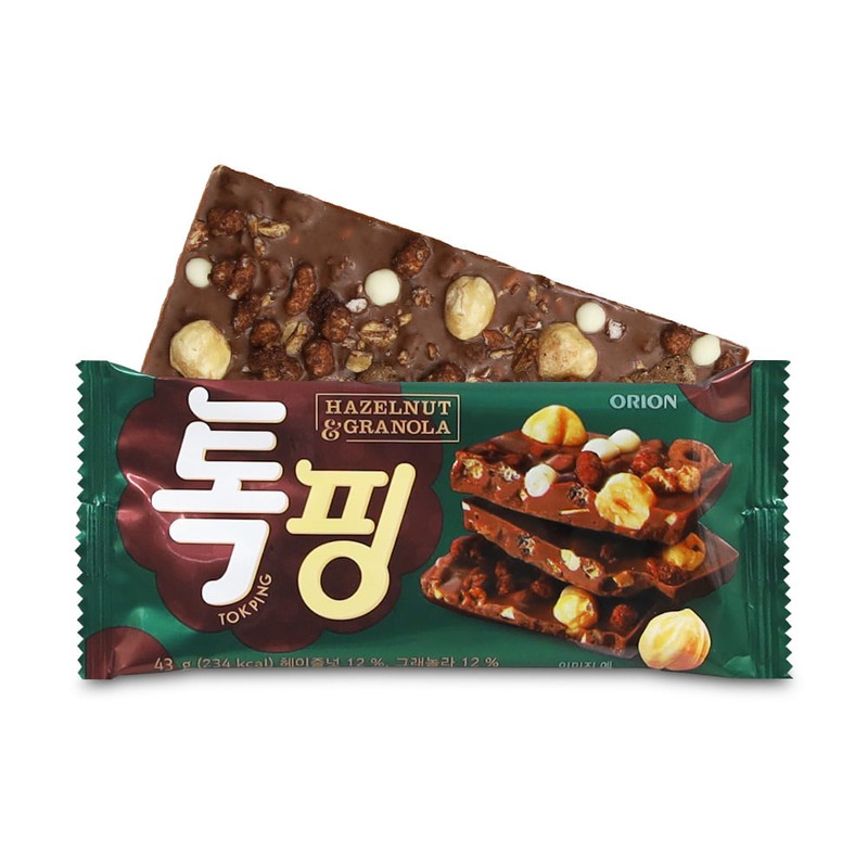 오리온 톡핑 헤이즐넛 그래놀라 43g