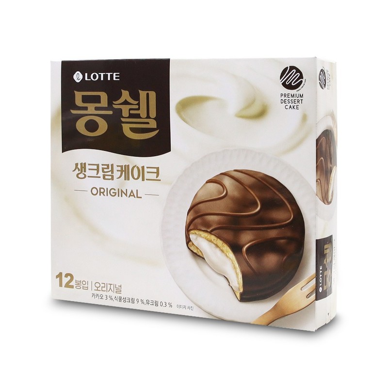 몽쉘 생크림 케이크 오리지널 408g
