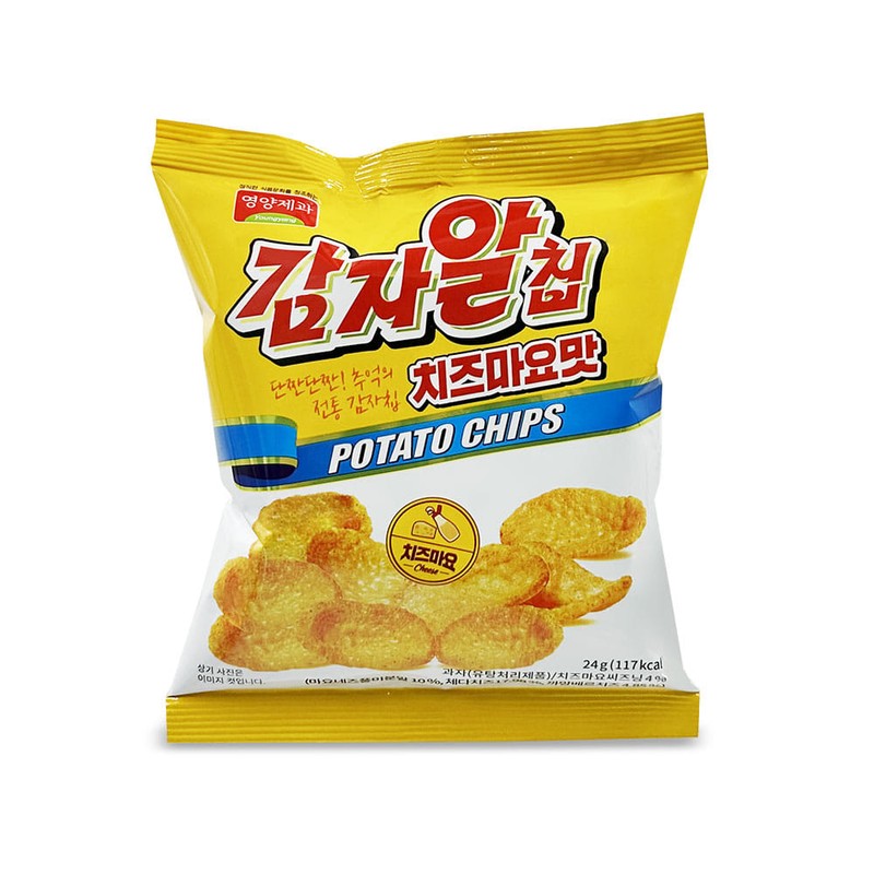 영양 감자알칩 치즈마요맛 24g 야식