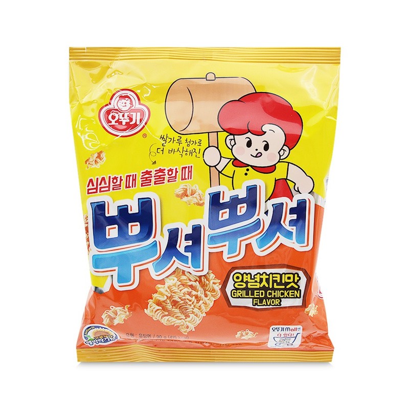 오뚜기 뿌셔뿌셔 양념치킨맛 90g 1박스-24개
