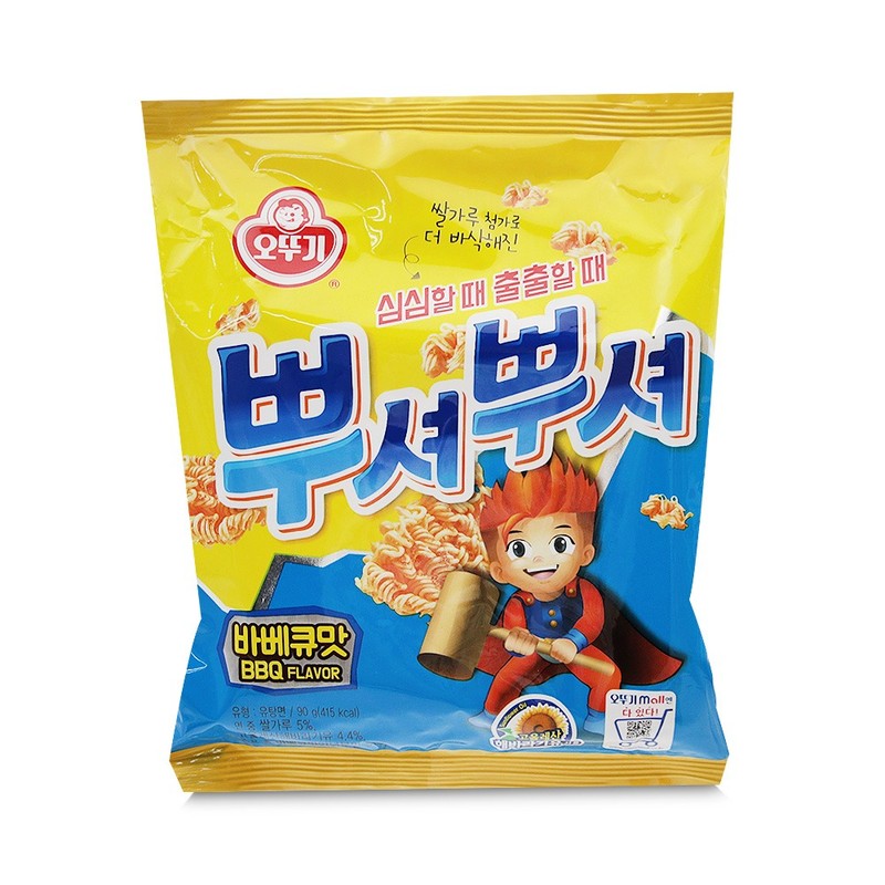 오뚜기 뿌셔뿌셔 바베큐맛 90g 1박스-24개