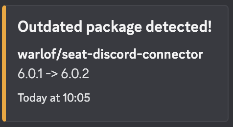 example of a notification sent out