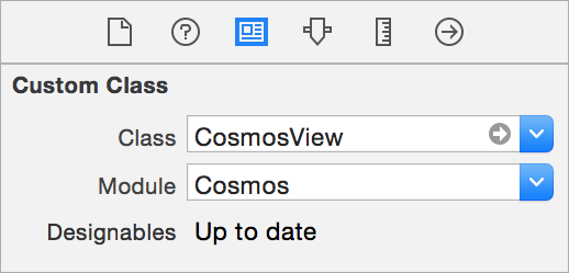 Add Cosmos rating view to the storyboard