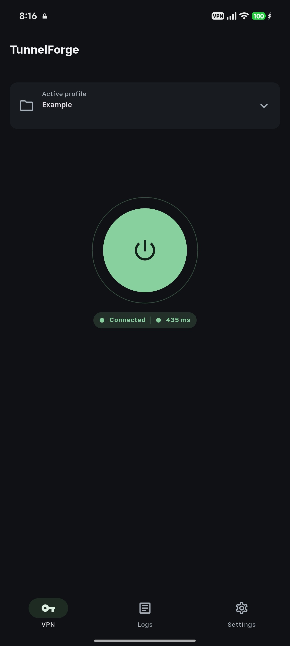 Screenshot 1 of Tunnel Forge — opens full size
