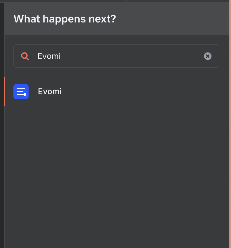Search for Evomi