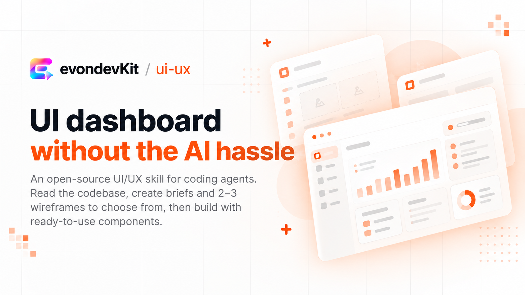 evondevKit / ui-ux: UI dashboard without the AI hassle