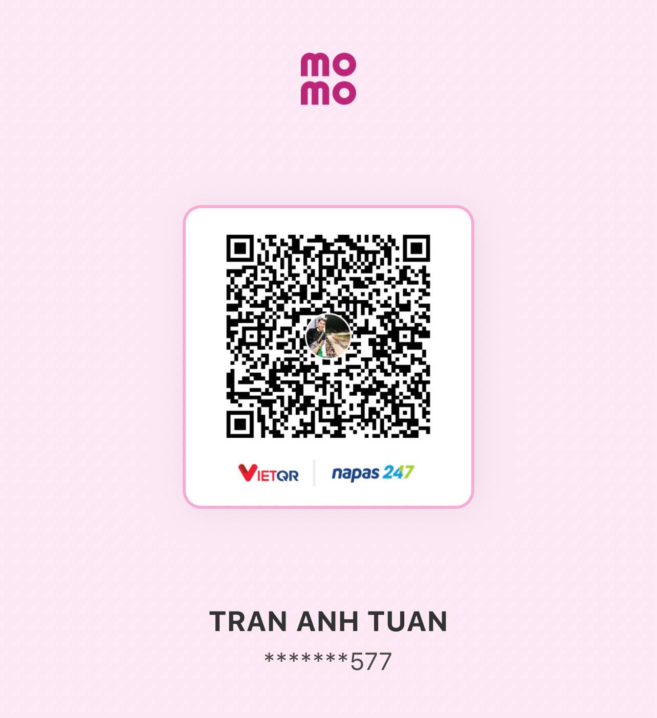 MoMo QR code to support evondevKit