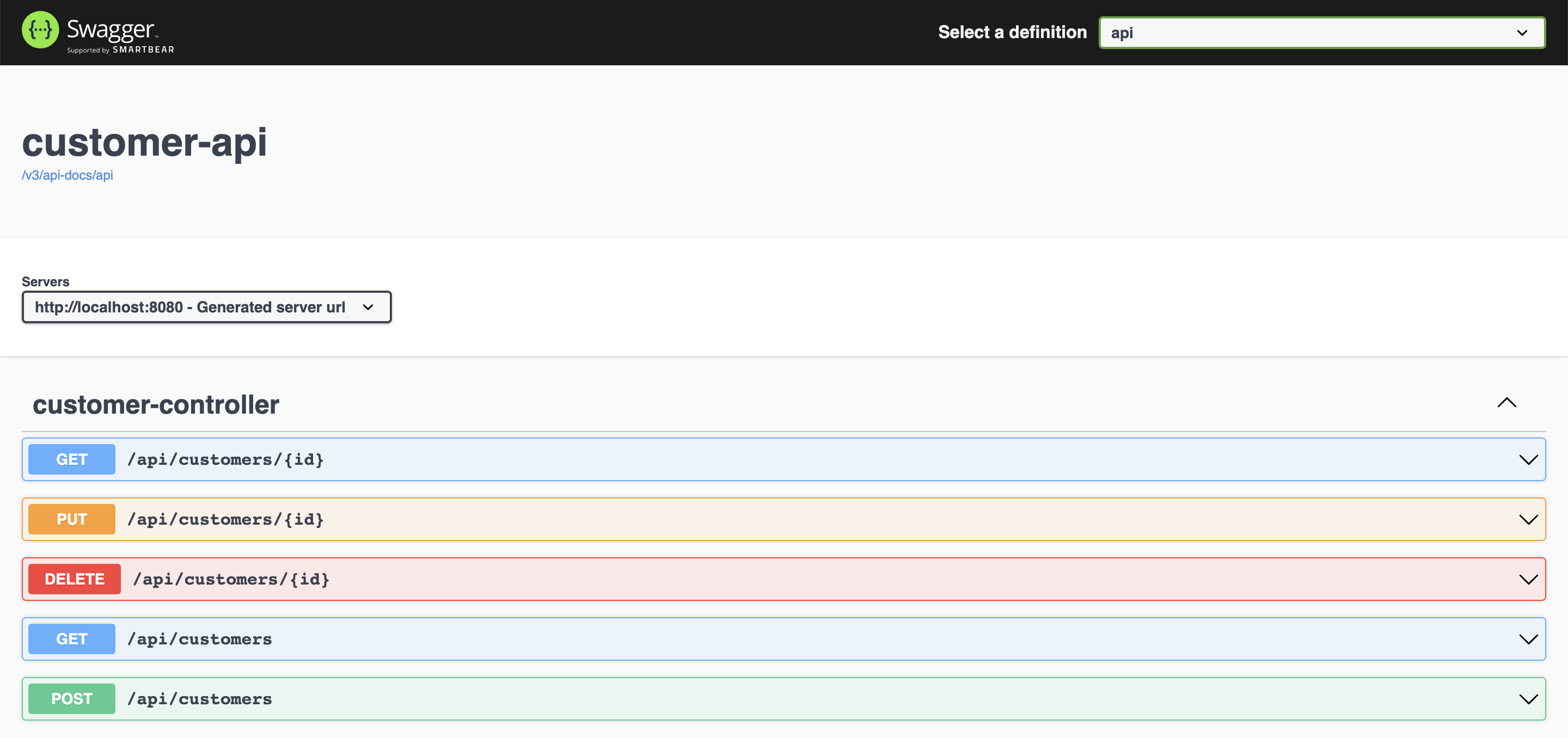 customer-api-swagger