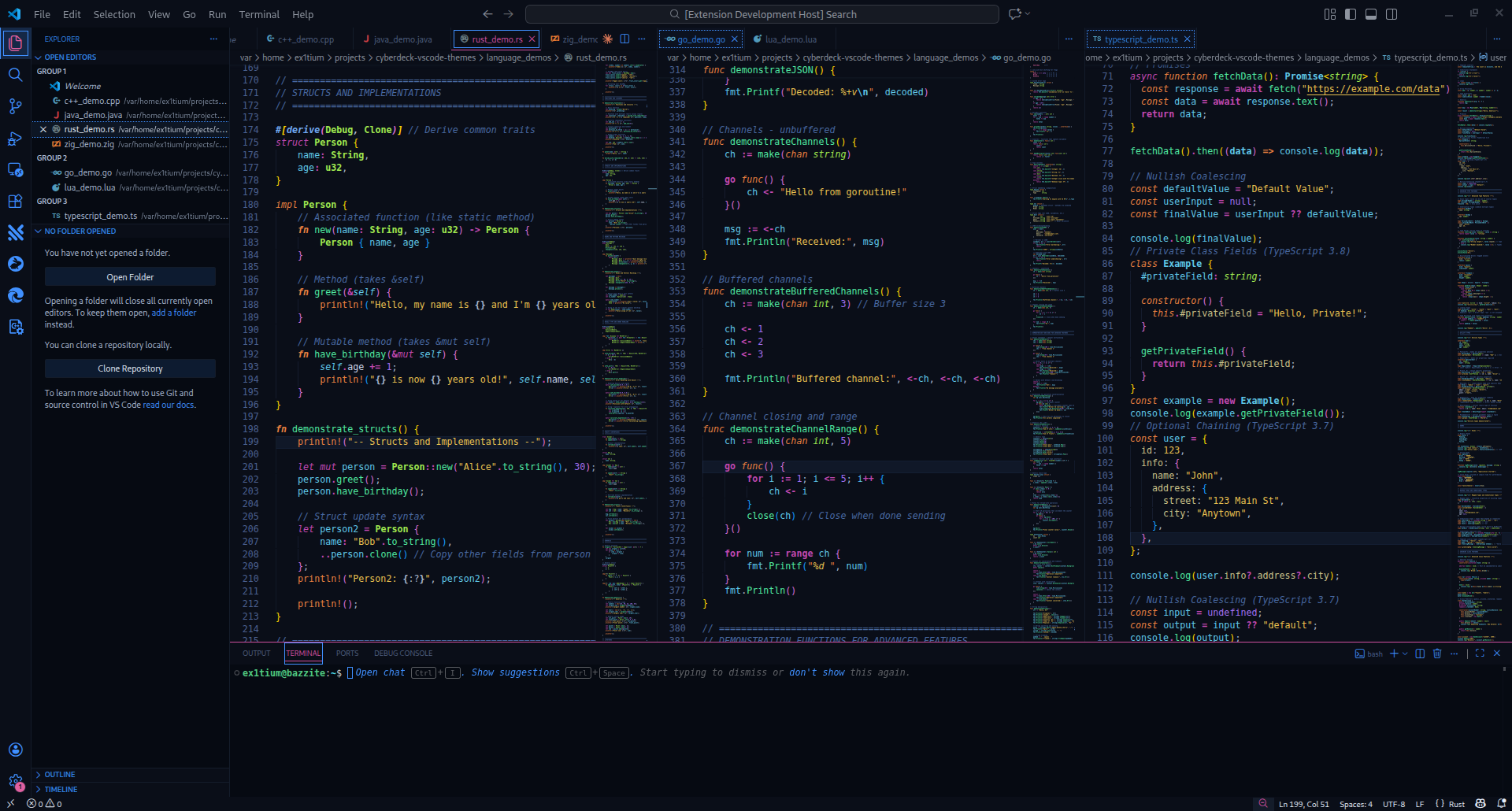Cyberdeck Midnight Theme