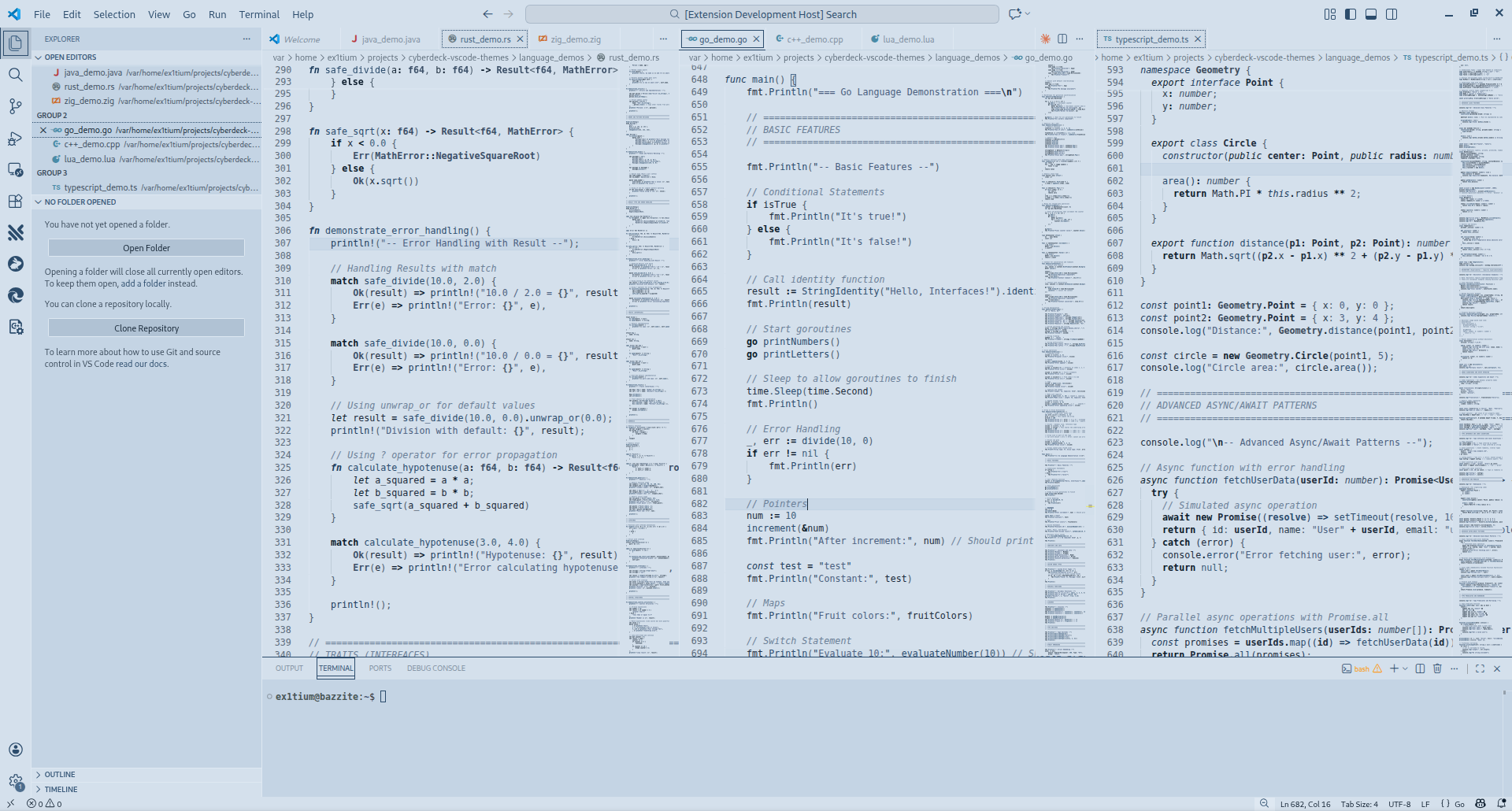 Cyberdeck Monochrome P7 Theme