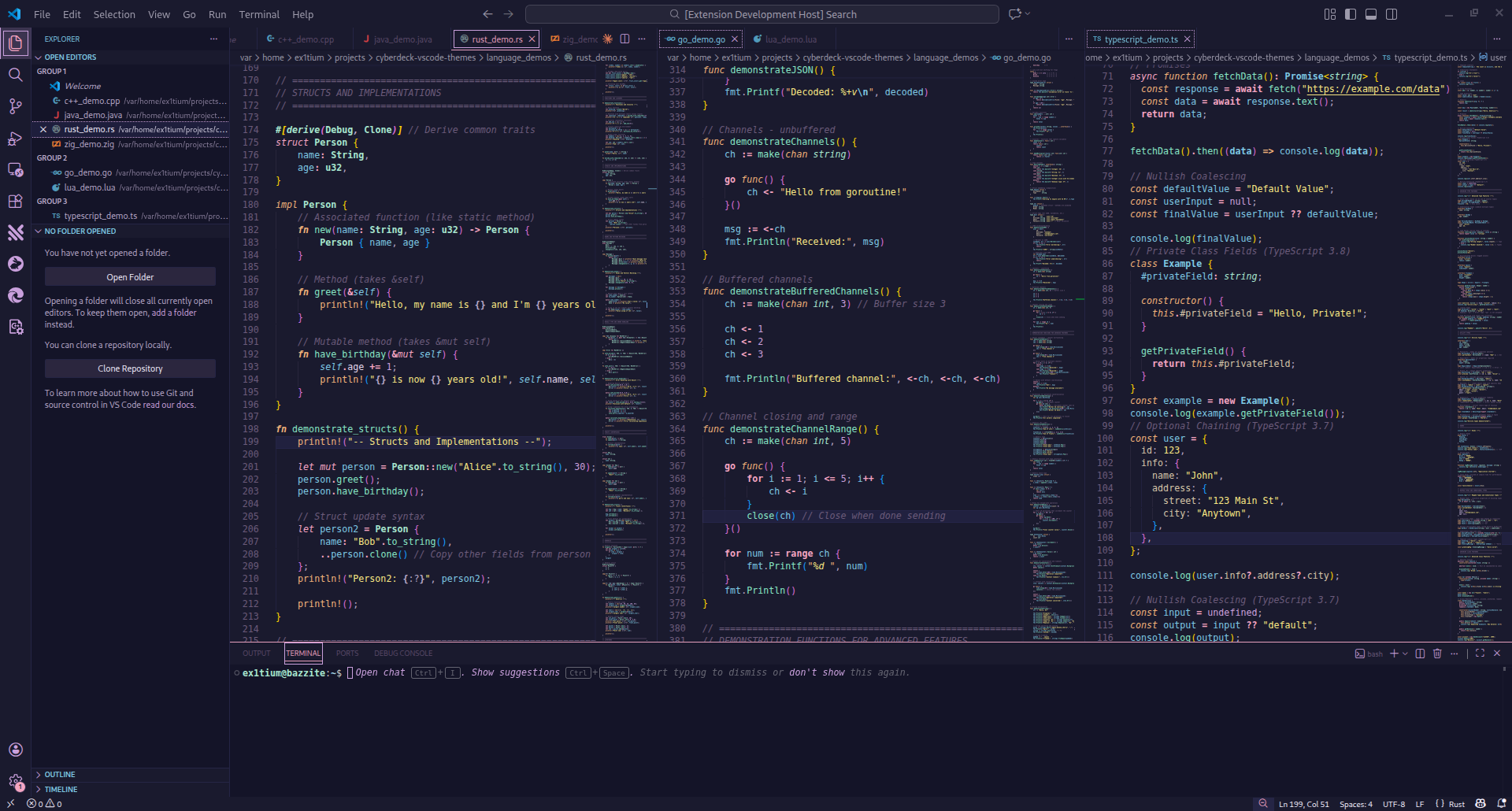 Cyberdeck Vapor Theme