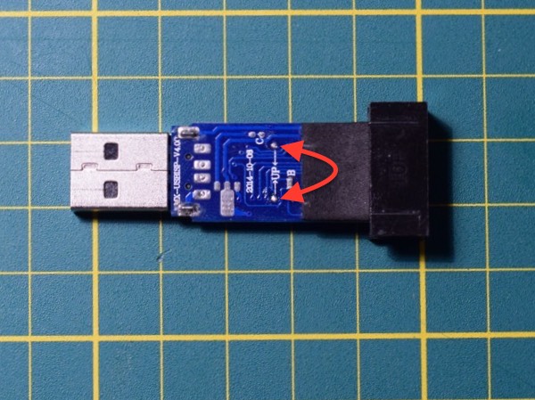 USBISP PCB Back