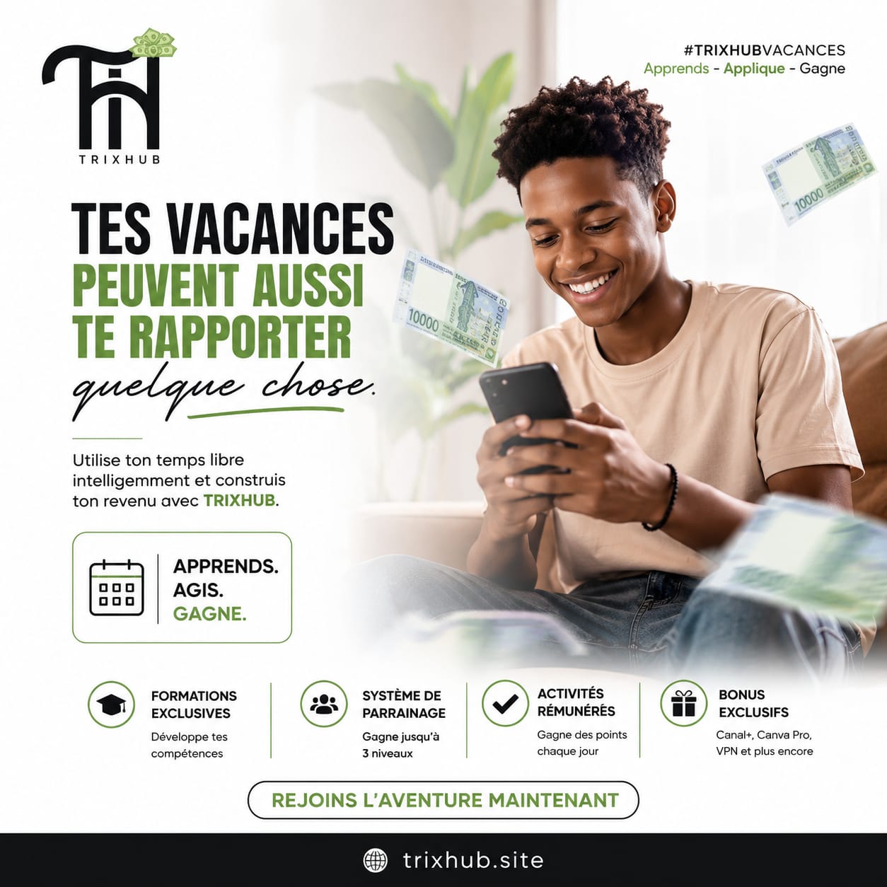 Liberté financière avec son téléphone