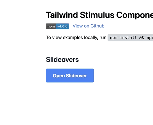 slideover