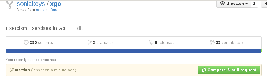 create a pull request