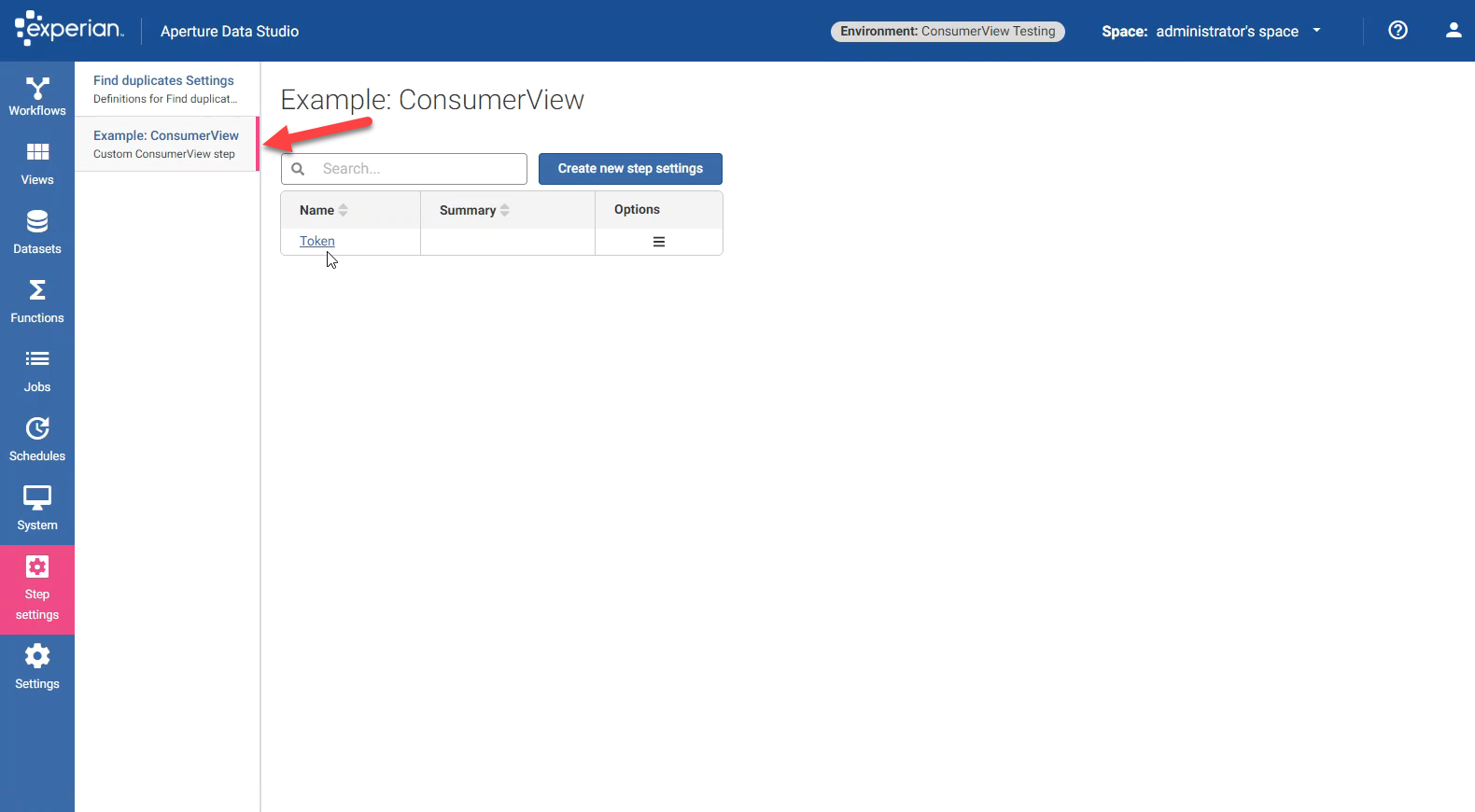 Aperture - Consumer View Setting