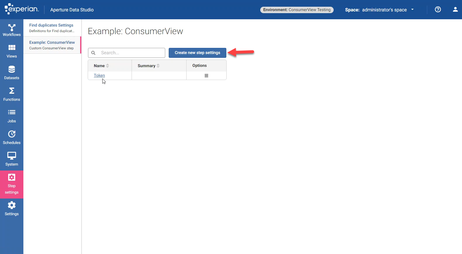 Aperture - Consumer View Setting