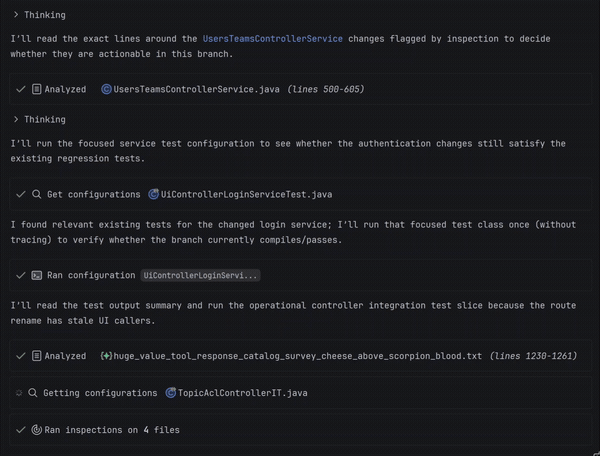 Explyt reviews code with IDE static analysis