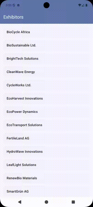 Mini-map Android demo