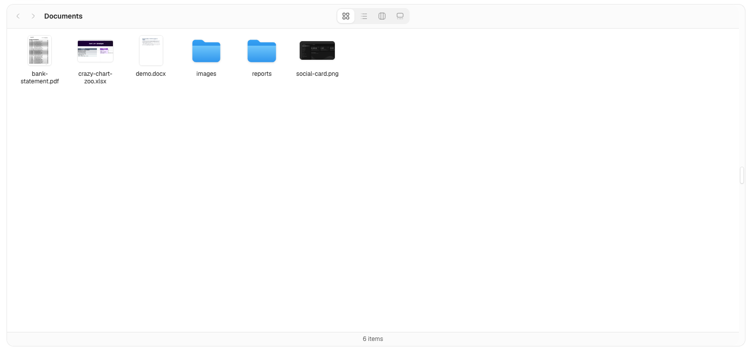 File System Finder component