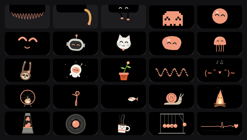 25 characters dancing to music