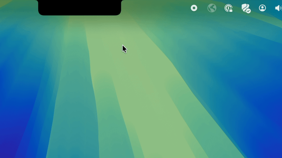 Switching the Claude icon from the island's right-click menu