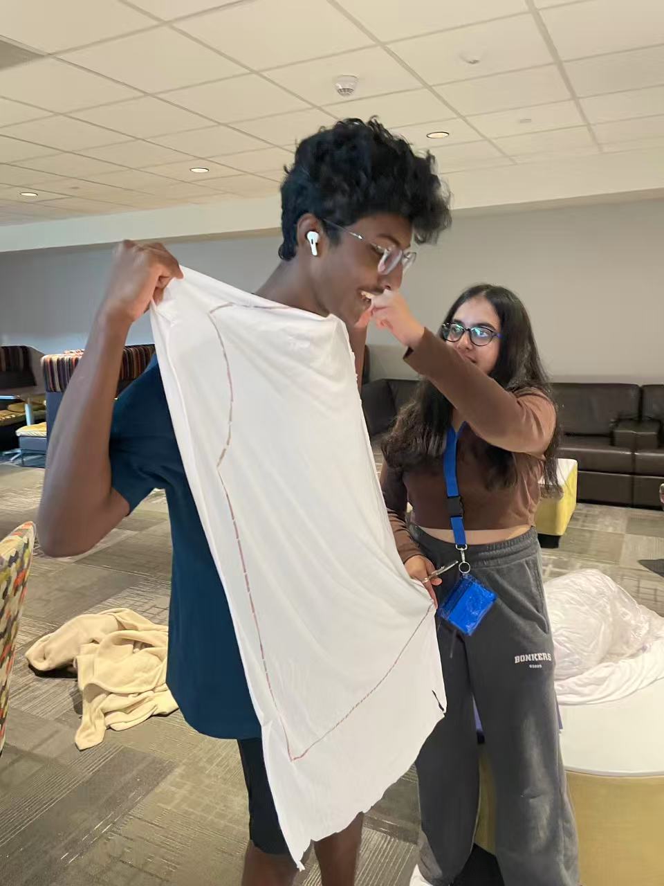 Raw fabric from China - material samples