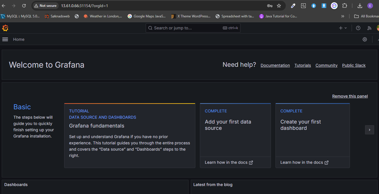 grafana-home