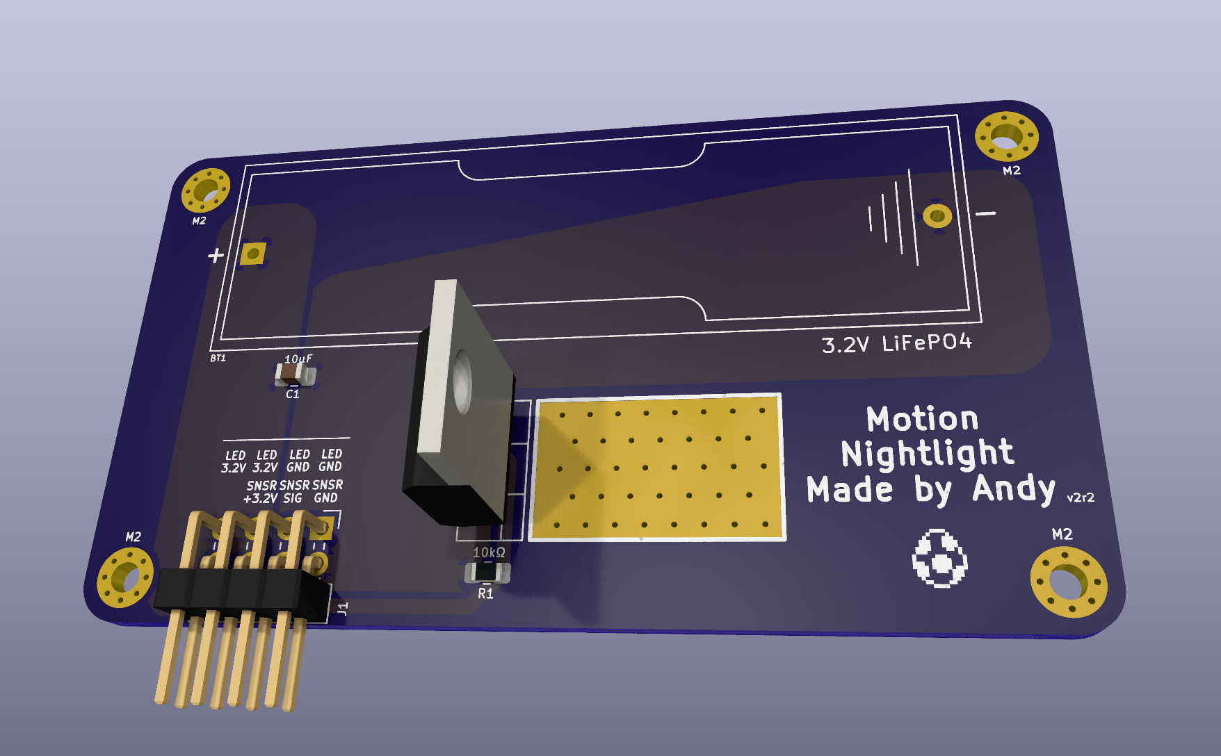 Motion nightlight, from the project README