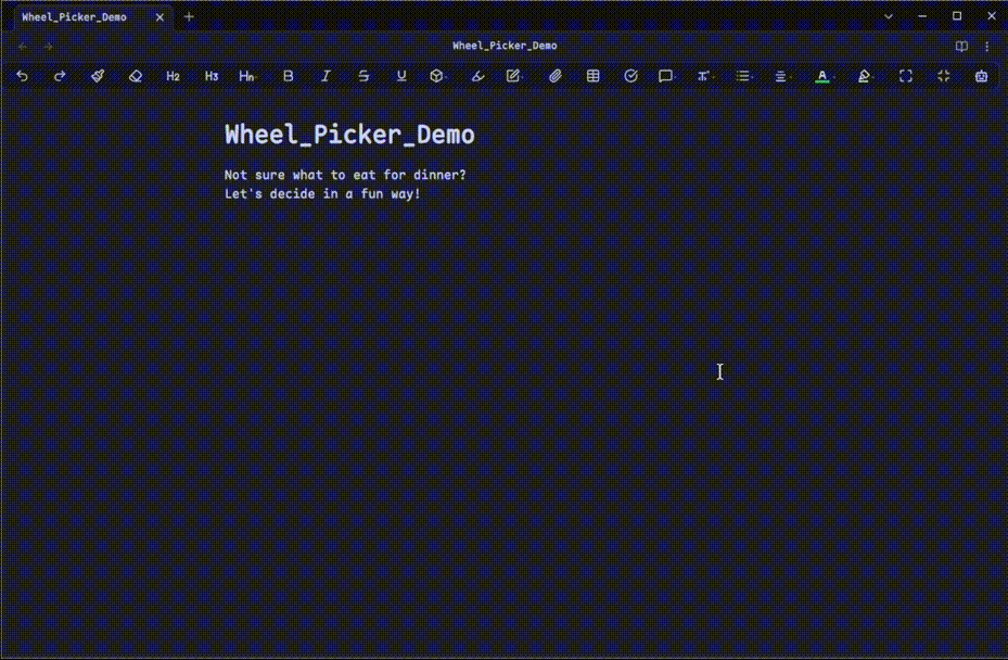 Demo of Plugin