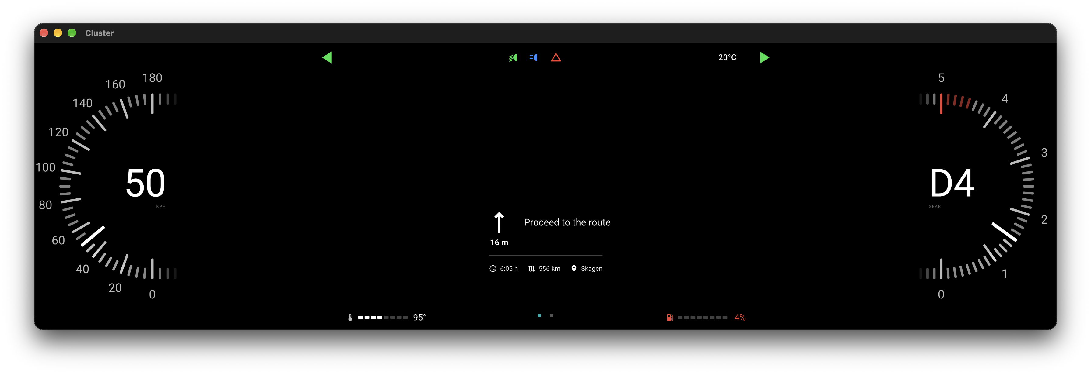 Dash Screen