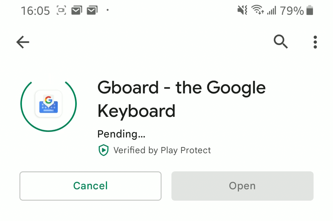 Install Gboard to your Android device