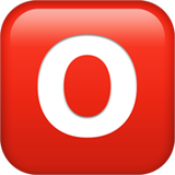 apple version: Negative Squared Latin Capital Letter O
