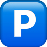apple version: Negative Squared Latin Capital Letter P