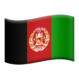apple version: Flag: Afghanistan