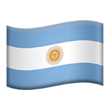 apple version: Flag: Argentina